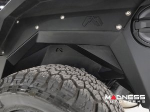 Jeep Wrangler JL Fender Flares - Fab Fours - Rear - Fender Liner For Base System - 4 Door Jeep Wrangler JL Fender Flares - Fab Fours - Rear - Fender Liner For Base System - 4 Door